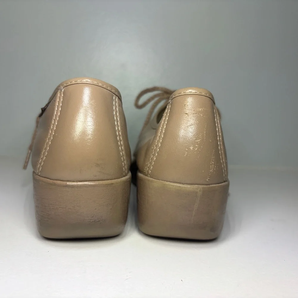 Sas Shoes Womens 7.5 M Siesta Moccasin Sneakers Comfort Lace Up Handmade Leather